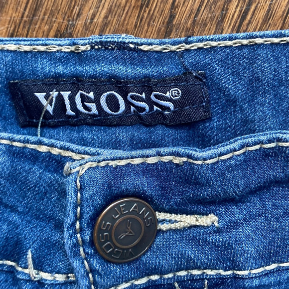 Girls Vigoss Denim Shorts Size 14 Blue - Picture 2 of 7